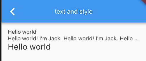 Flutter (16): Text and style