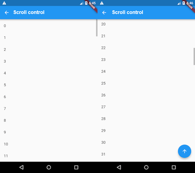 Flutter (40): Scroll monitoring and control