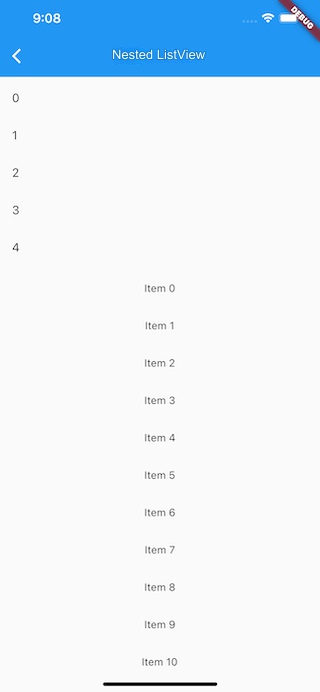 Flutter (48): Nested scrollable component NestedScrollView