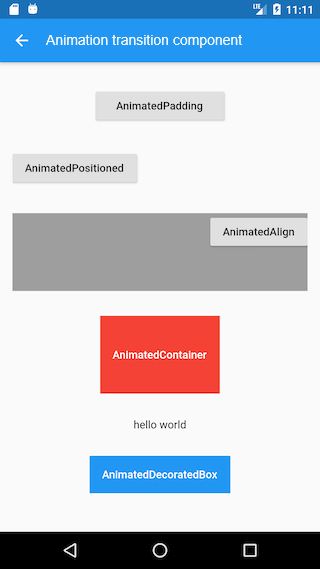 Flutter (68): Animation transition component