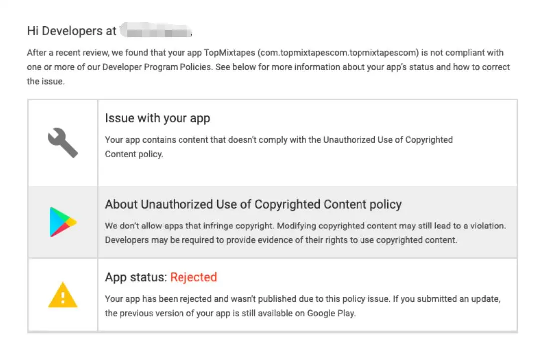 Summary of Reasons for Rejection and Solutions for Google Play Listing/Updating