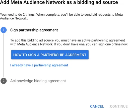  When signing third-party mediation agreements, make sure to use the correct account, as there may be issues with requests and ad fill.