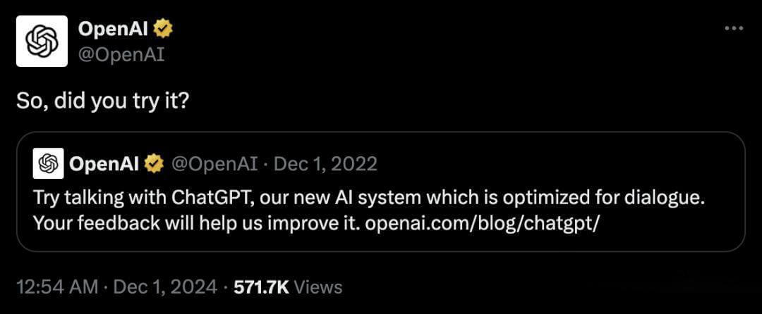 ChatGPT is two years old, OpenAI's 1 billion user plan revealed