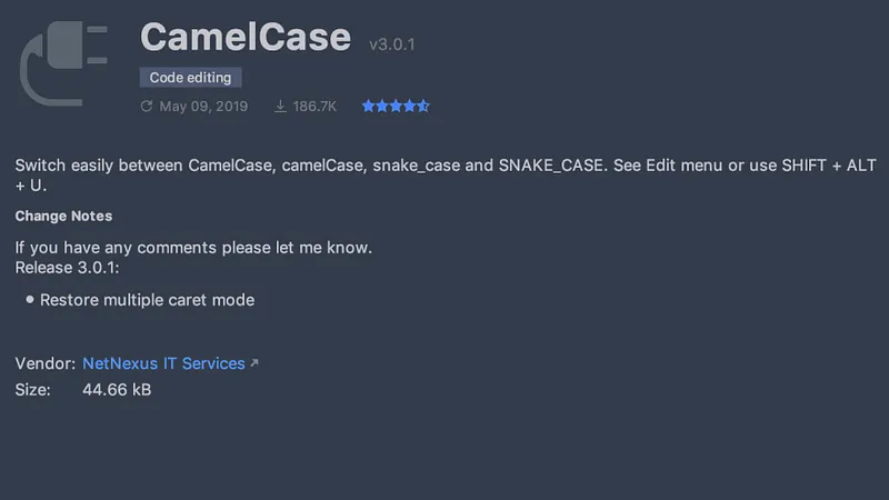 Camel Case